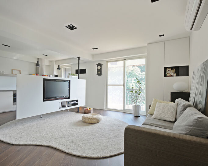 tsao residence room partitions by KC design studio