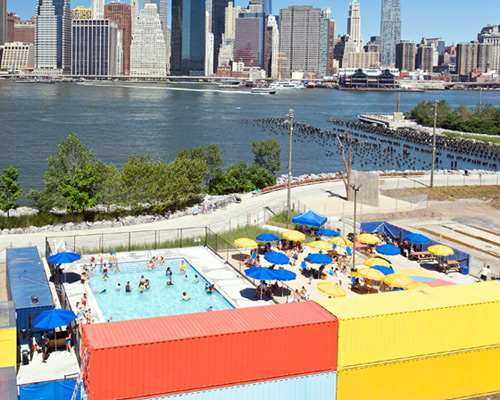 brooklyn bridge pop up pool by spacesmith + davis brody bond