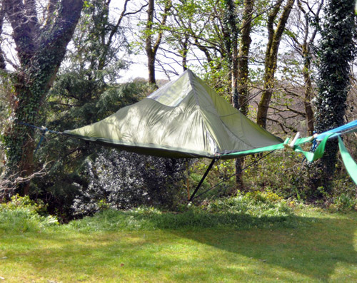 tentsile - a hammock style tent suspended from trees by alex shirley smith