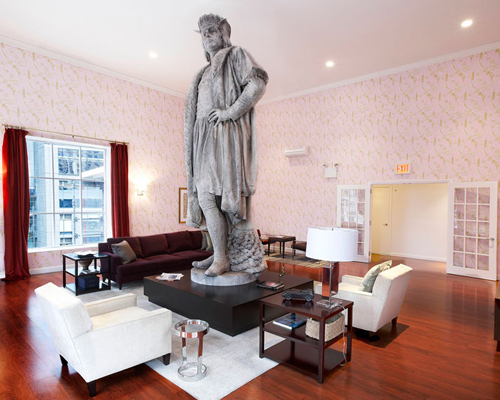 discovering columbus by tatzu nishi opens to the public in new york city