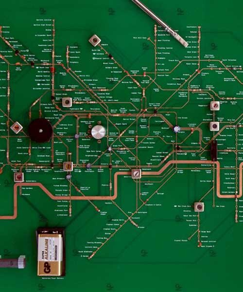 yuri suzuki: london underground circuit map radio