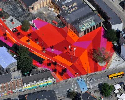 superkilen park in copenhagen by BIG, topotek1 + superflex