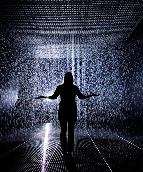 random international: rain room at barbican
