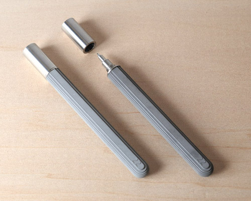 concrete rollerball pen by 22 design studio at designboom shop