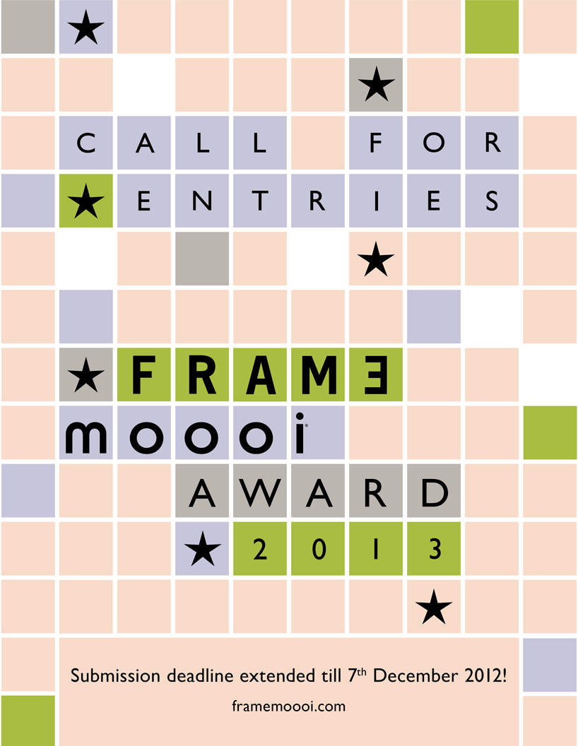 FRAME moooi award 2013   deadline extended