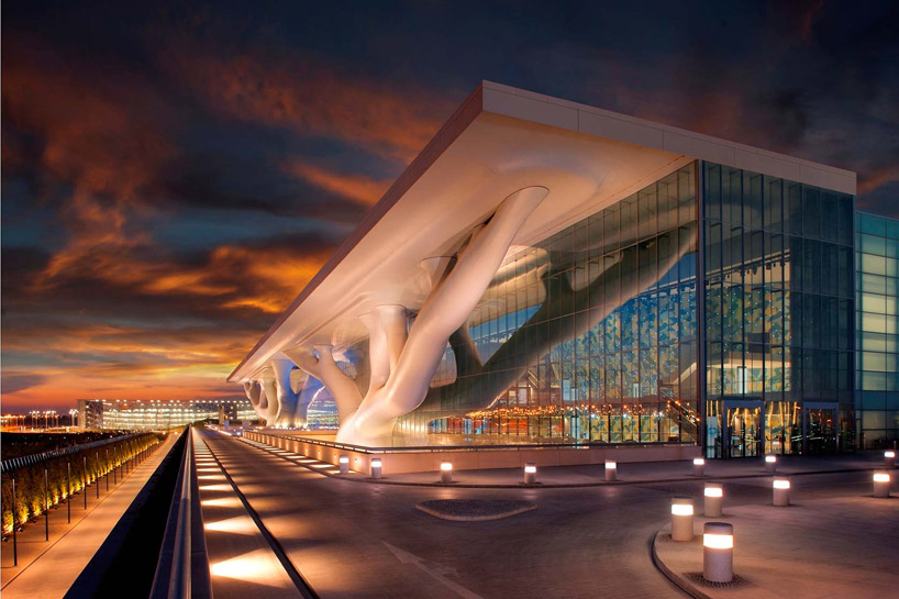 qatar national convention centre in doha by arata isozaki and RHWL architects