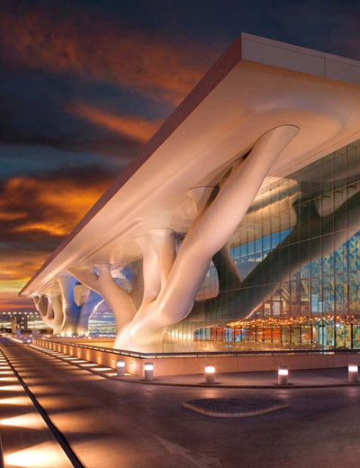 qatar national convention centre in doha by arata isozaki and RHWL architects