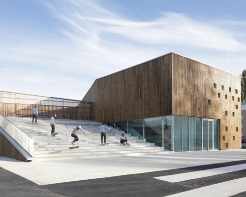 ateliers o-s architectes: cultural center in nevers, france