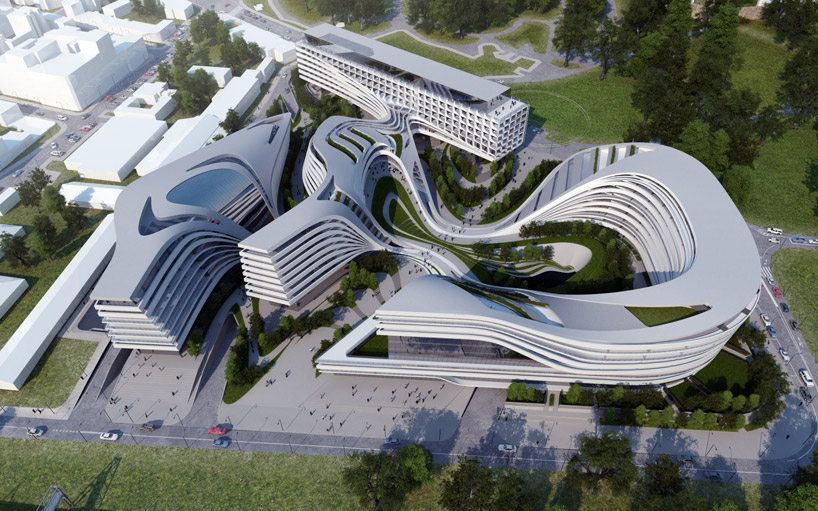 zaha hadid: beko masterplan in belgrade