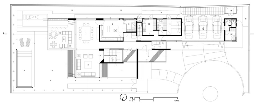 hernandez silva arquitectos: house FF, mexico