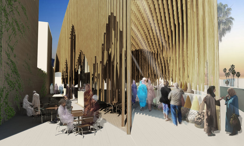 PMG architects and C.L.S.C proposals for sustainable market square competition