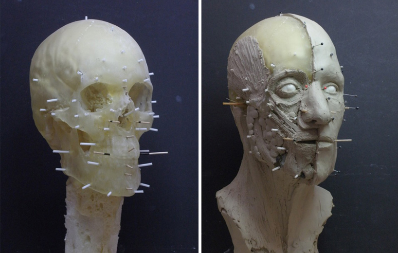 caspar berger uses 3D printer to produce skeletal self portraits