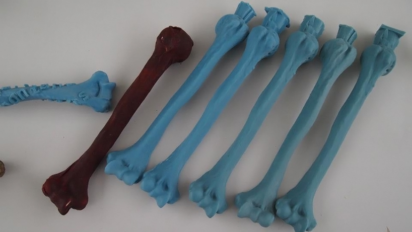 caspar berger uses 3D printer to produce skeletal self portraits