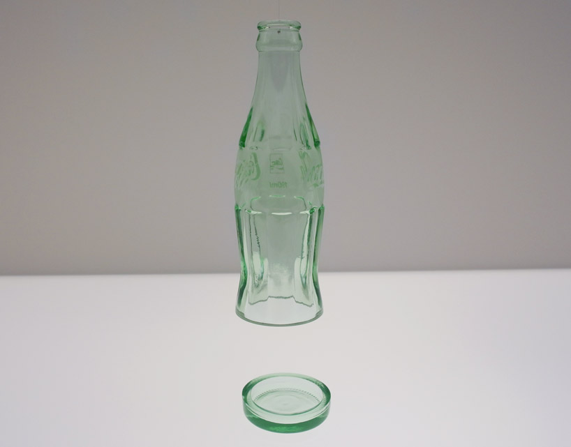 from coca cola bottle to tableware - bottleware by nendo