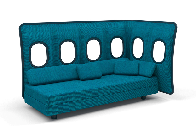 furniture made from salvaged aircraft material by marc venot