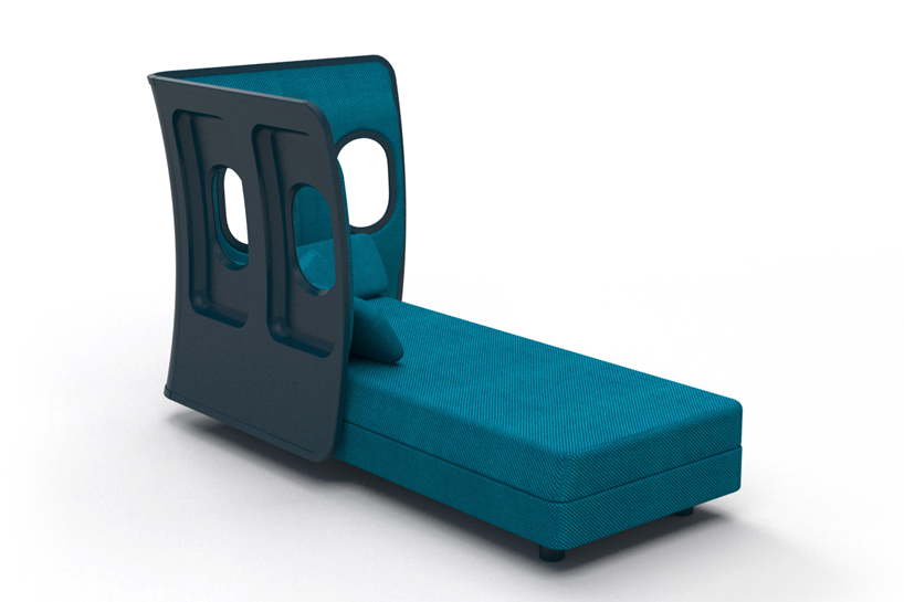 marc venot furniture made from salvaged aircraft material