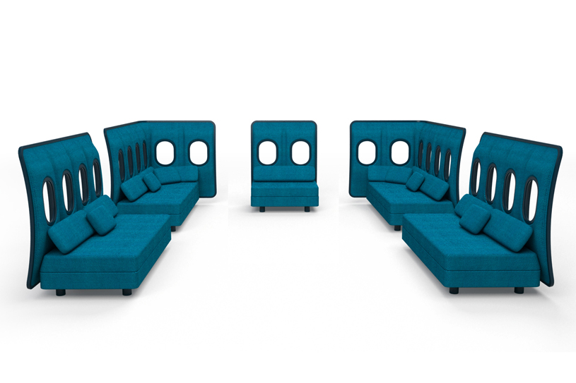 marc venot furniture made from salvaged aircraft material