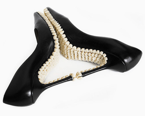tooth-soled stilettos by fantich & young