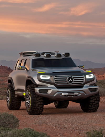 mercedes benz ener G force fuel cell concept