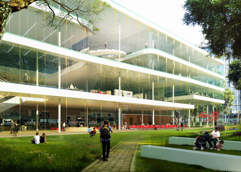 kubota & bachmann architects + martinez: helsinki central library proposal
