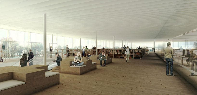 kubota & bachmann architects + martinez: helsinki central library proposal