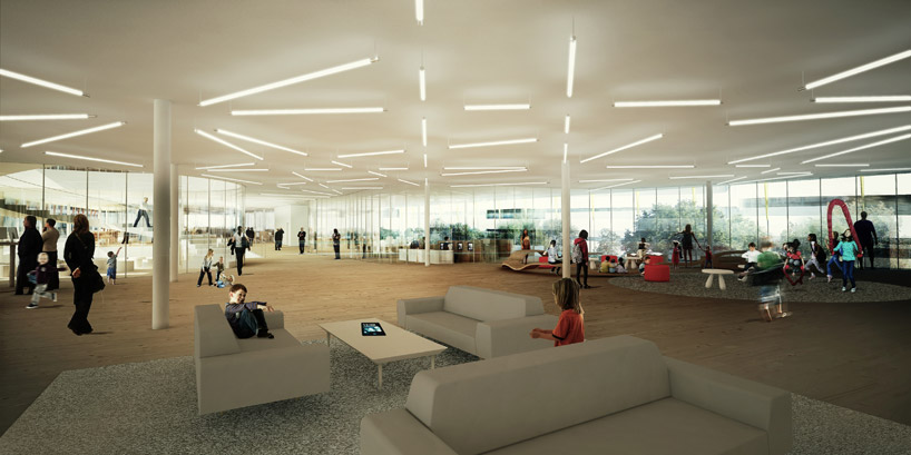 kubota & bachmann architects + martinez: helsinki central library proposal