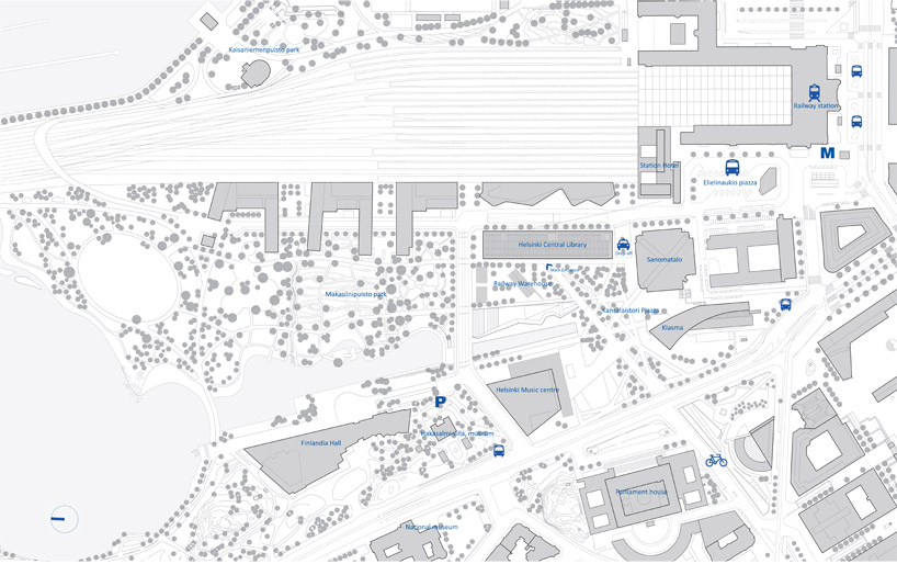 kubota & bachmann architects + martinez: helsinki central library proposal