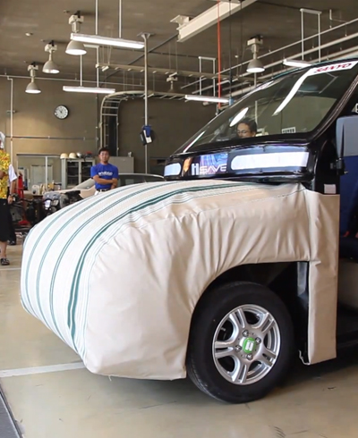 iSAVE YOU shock absorbing electric vehicle