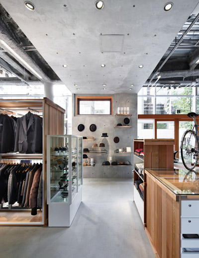 schemata architects: takeo kikuchi interior design, shibuya