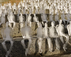 ice men by nele azevedo in belfast, ireland