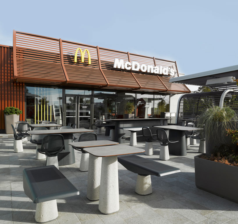 mcdonald's outdoor furniture designed by patrick norguet for alias