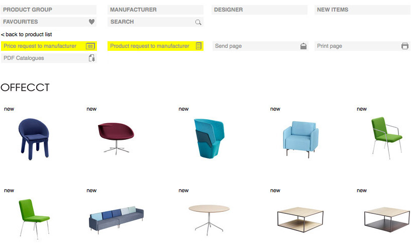 of designboom product library: a strategic alliance with architonic