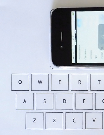 vibrative virtual invisible keyboard by florian kräutli  