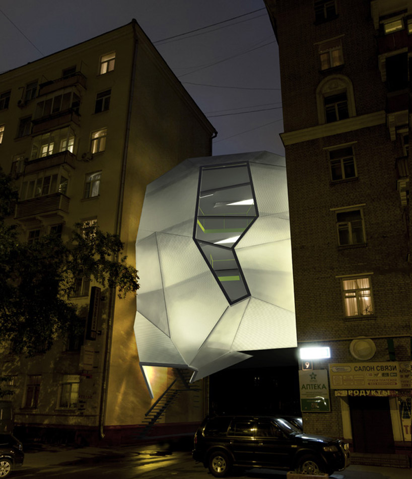 za bor architects: parasite office in moscow