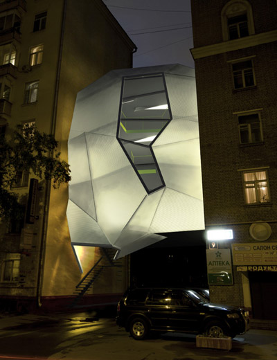 za bor architects: parasite office in moscow