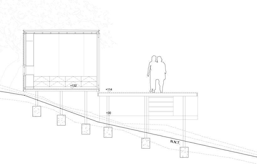 emA arquitectos: pangal refuge, chile