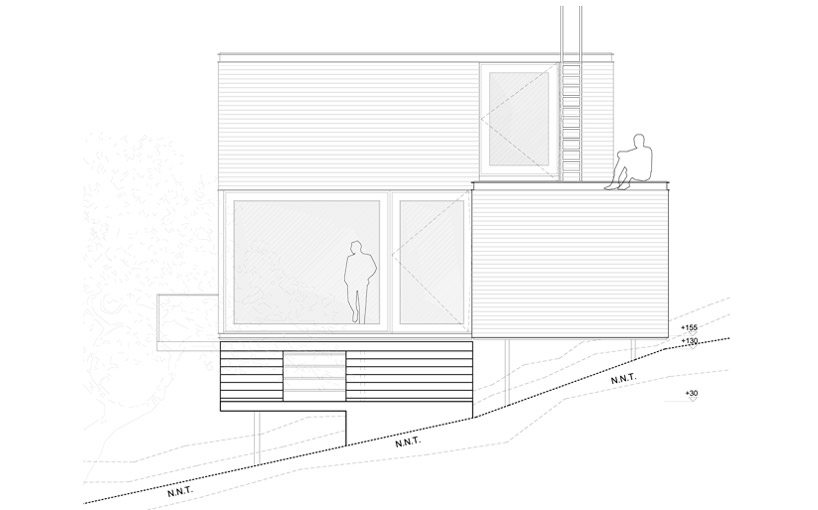 emA arquitectos: pangal refuge, chile