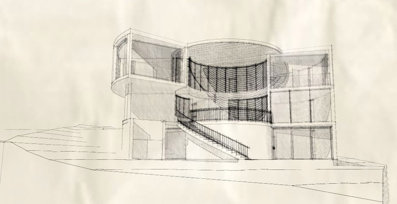 Dane Design Australia Round House Sketch