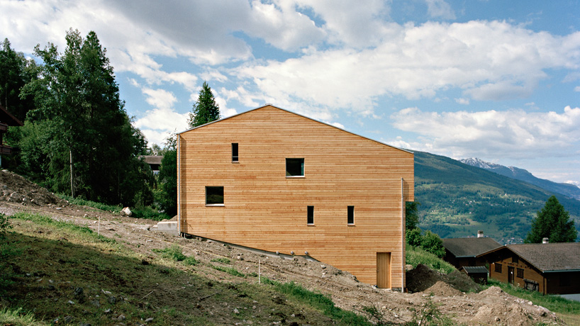 slope1 wooden house on the slope by lx1 architects