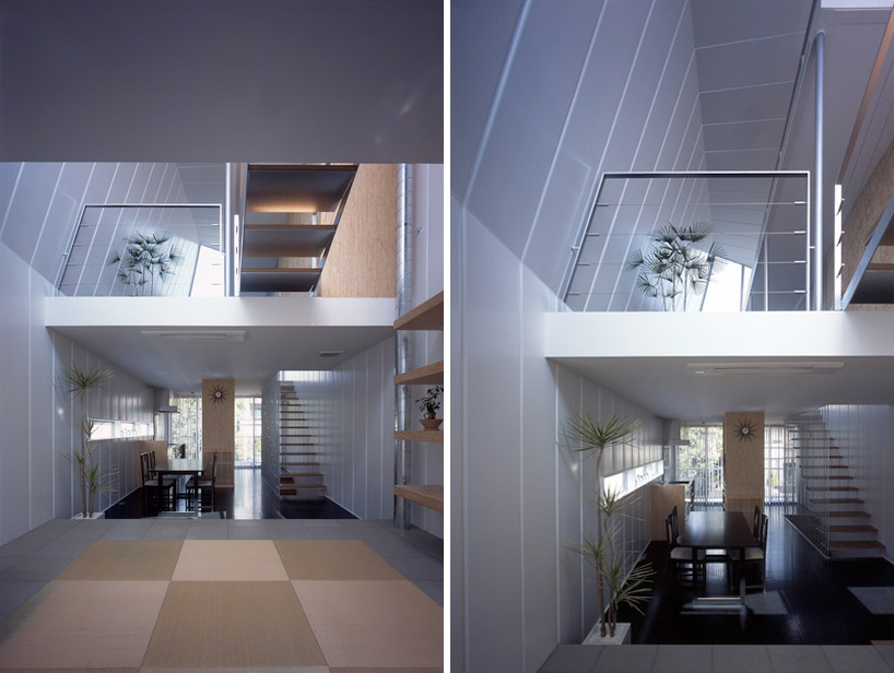 tokyo steel house by MDS built from a system of metal plates