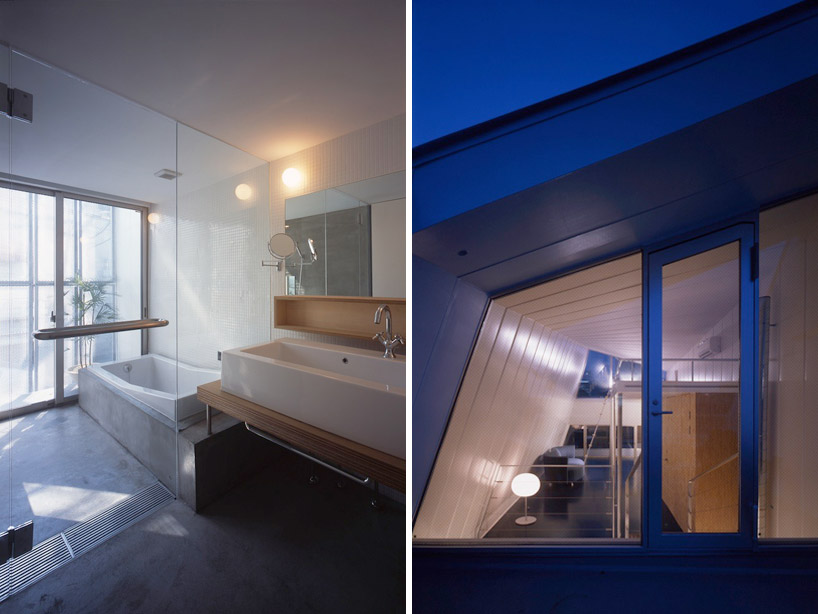 tokyo steel house by MDS built from a system of metal plates