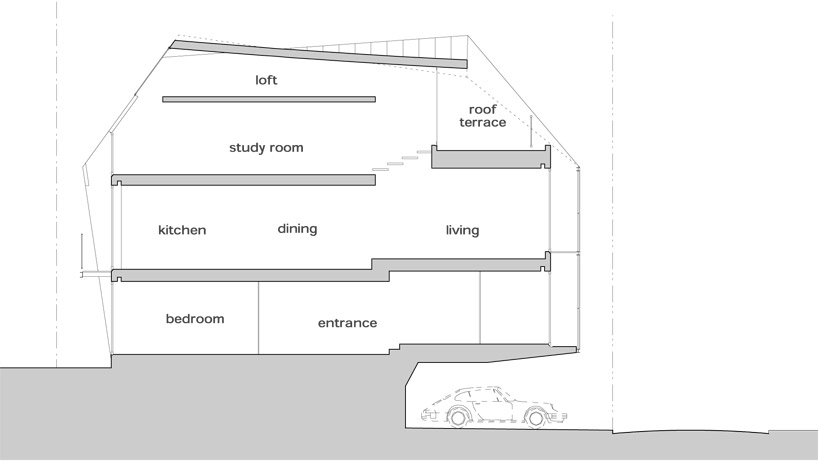 tokyo steel house by MDS built from a system of metal plates