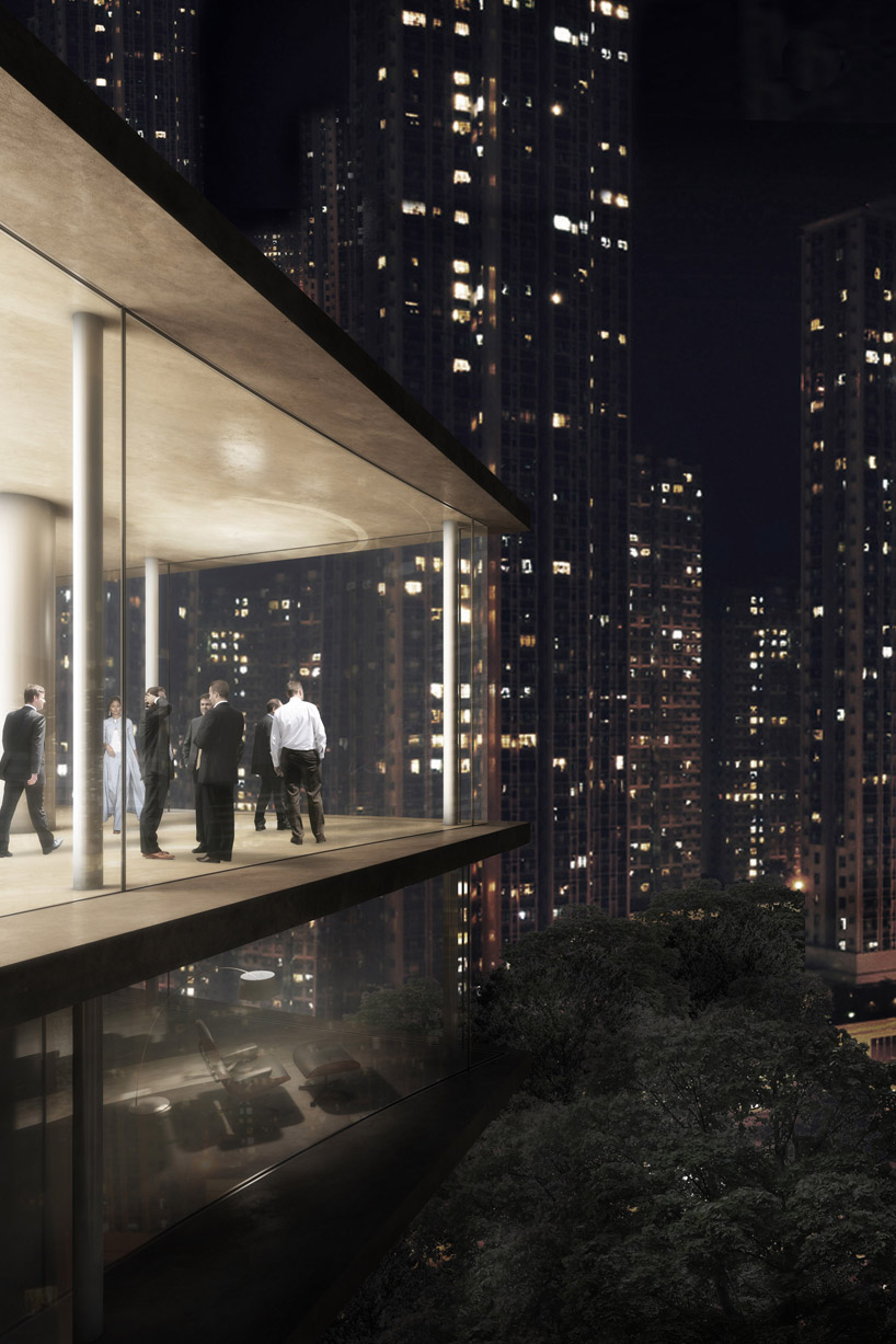 personeni raffaele schärer architects: swiss embassy in seoul proposal