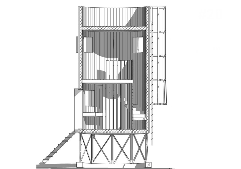 syllogie inhabitable silo by antoine pradels and gregoire chombard