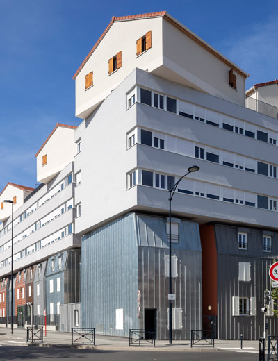 maison edouard francois: urban collage social housing