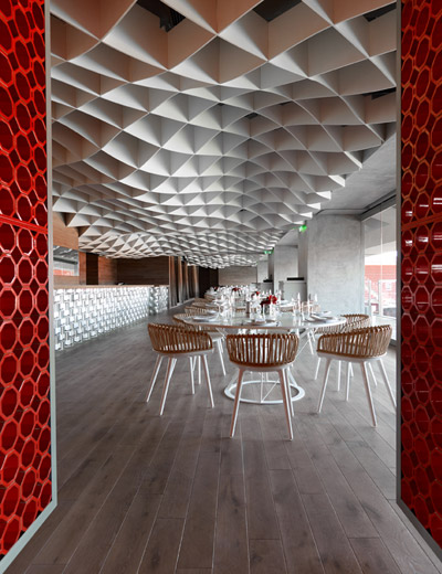 LMarchitects: v'ammos restaurant in piraeus karaiskakis stadium