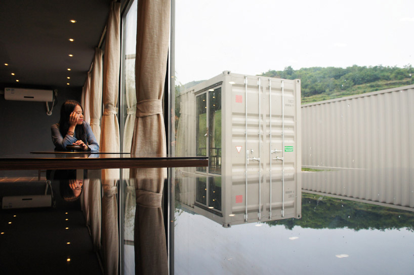luxury shipping container hotel in china