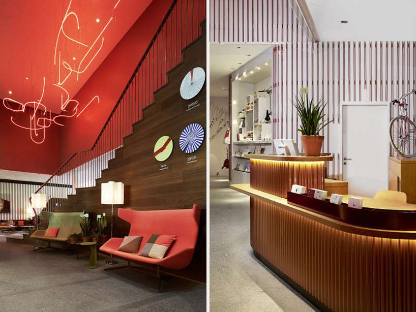 alfredo häberli design development completes 25hours hotel, zurich west