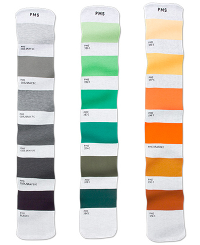 color matching pantone outfit scarves