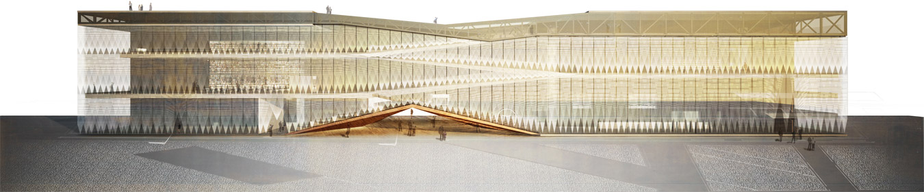 helsinki central library proposal by bam!